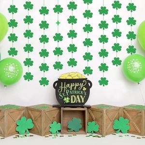 Decorazioni per il <span class=keywords><strong>Giorno</strong></span> <span class=keywords><strong>di</strong></span> San Patrizio - Ghirlanda Sospesa 'Lucky One' per Compleanno, Ornamenti per Feste Irlandesi Senza Materiale - Product Image 5