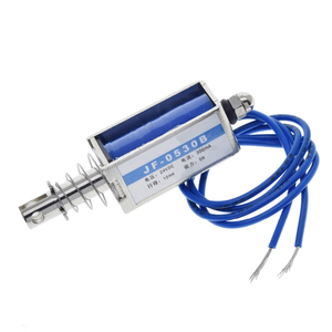 DC 6V 12V 24V 0.3A <span class=keywords><strong>5N</strong></span> Poussée Cadre Ouvert Solénoïde D'électro-Aimant JF-0530B - Product Image 1