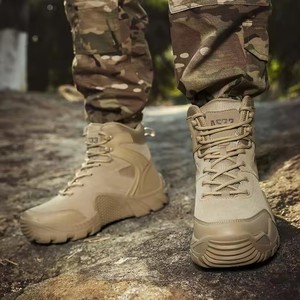 Botas Tácticas Impermeables para Hombre, Botas de Senderismo para Exteriores, Botas de Desierto para Aventura, Rescate, Escalada, Montaña en Invierno - Product Image 6