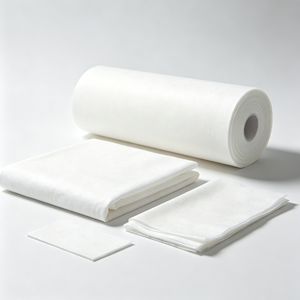 Venta al por mayor de fábrica: Material en bruto blanco personalizado de 12-25 g/m² para sábanas desechables, tela no tejida SMS - Product Image 5