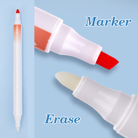 Surligneur liquide effaçable en vrac en gros personnalisé avec paillettes deux faces marqueurs à double extrémité stylos à encre gel ensemble avec logo pour l'école