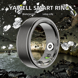 Anillo Inteligente Personalizado Yawell R03 para Hombres y Mujeres, Monitor de Salud con Control por Aplicación, Control Remoto de Acero, Monitor de Sueño, Frecuencia Cardíaca, VFC, Estrés Sanguíneo y Actividad - Product Image 2