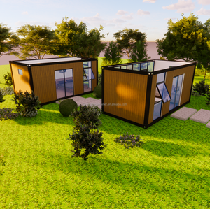 Casa Contenedor Boxspace de 20 pies para Recepción de Amigos y Descanso, Hogar Prefabricado Económico con Revestimiento Exterior Tipo Madera - Product Image 3