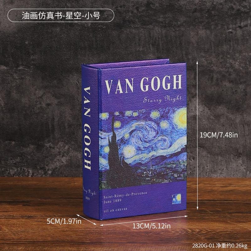 2820G-01 Libro de simulación de pintura al óleo - Cielo estrellado - Pequeño