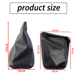 Housse de frein à main BMW E46, transmission manuelle, cuir noir, nouvelle pièce de rechange - Product Image 3