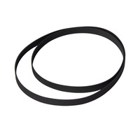 Courroies plates en caoutchouc noir pour plateaux tournants, Walkman et travaux de construction, personnalisées par les fabricants