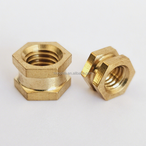 Thép không gỉ lục giác thép gai báo chí-in Threaded chèn Nut kẽm mạ kết thúc cho xử lý nước - Product Image 3