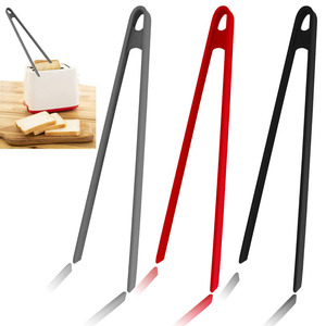 Pinces à <span class=keywords><strong>pain</strong></span> en <span class=keywords><strong>silicone</strong></span> de qualité alimentaire, résistantes à la chaleur, multi-usages pour la cuisine, le barbecue et le service - Product Image 1