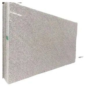 中国有竞争力的价格浅灰色花岗岩白色 603 用于铺路板