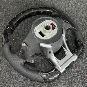 พวงมาลัยแอลอีดีคาร์บอนไฟเบอร์ฟอร์จสำหรับ <span class=keywords><strong>Mercedes</strong></span> <span class=keywords><strong>AMG</strong></span> GT CL CLS CLA E S <span class=keywords><strong>C36</strong></span> G63 C43มล. SL W204 W213 W211 W205 W212 W177 W206 - Product Image 3