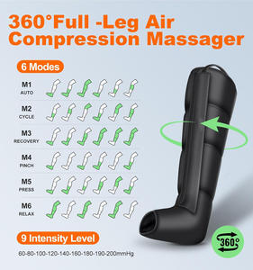 Healthpal スポーツリカバリー プレッソセラピー ワイヤレス エア フット＆レッグマッサージャー フルレッグ コンプレッションブーツ - Product Image 4