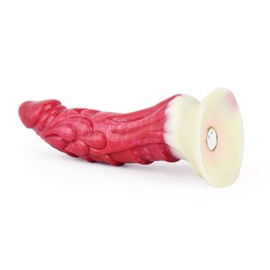 NNSX Dildo de Silicona Vibrador con Diseño Curvo Realista, Patrón Animal Kirin Slicea, 10 Velocidades de Vibración - Product Image 2