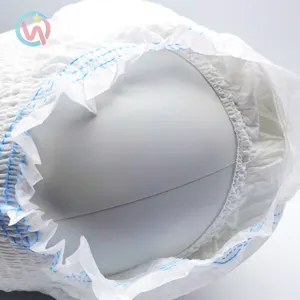 Chăm Sóc siêu dày mềm OEM tất cả các kích cỡ 3D rò rỉ bảo vệ thoáng khí bán buôn bông dùng một lần nhựa tã quần cho người lớn