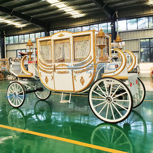 รถม้าแต่งงานไฟฟ้า รถม้าเจ้าสาวแบบราชวงศ์ รถม้าลากสำหรับงานพิเศษ - Product Image 3