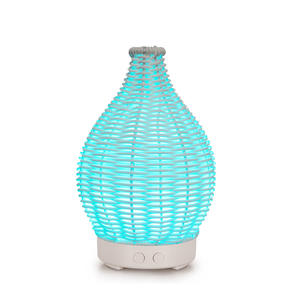 Rattan Aroma Diffuser 100Ml Ultrasonic Humidifier Quiet Design For Home Use With Usb Power And <b>Timer</b> Function - Product Image 6