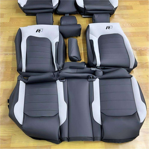 Funda de Asiento de Cuero Nappa Premium con Comodidad Mejorada, Totalmente Personalizable, Compatible con VW <span class=keywords><strong>Polo</strong></span> MK5 MK6 Daily City Compact Hatchback - Product Image 5
