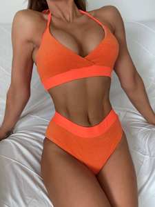 2024 חם ביקיני זעיר סקסי, כושר ברזיל, בגדי ים ביקיני נערה סקסית, כתום מותאם אישית למבוגרים מיני מיקרו ביקיני - Product Image 3