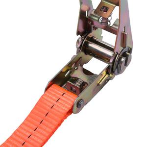 25mm 1inch có thể thu vào Ratchet Tie dây đeo 1000kg phá vỡ sức mạnh polyester hàng hóa lashing vành đai đôi-j móc cam khóa cho xe tải - Product Image 5