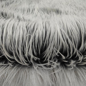 Vải Cổ Phiếu Rất Nhiều Dài Cọc Giả Lông Thú Tàn Dư 100% Polyester Với Knittedbacking Cho Đồ Chơi Và Hàng May Mặc Sang Trọng Mô Hình - Product Image 2