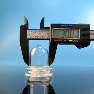 Cloche en <span class=keywords><strong>quartz</strong></span> à dôme de 30 mm de diamètre, personnalisée pour réactions gazeuses, avec services de soudage et de pliage, <span class=keywords><strong>quartz</strong></span> pur à 99,995 %, sans ozone - Product Image 4