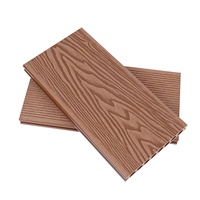 Planches de terrasse extérieures en composite bois-plastique (WPC) anti-termites et anti-pourriture, creuses, pour villas, hôtels, balcons et piscines