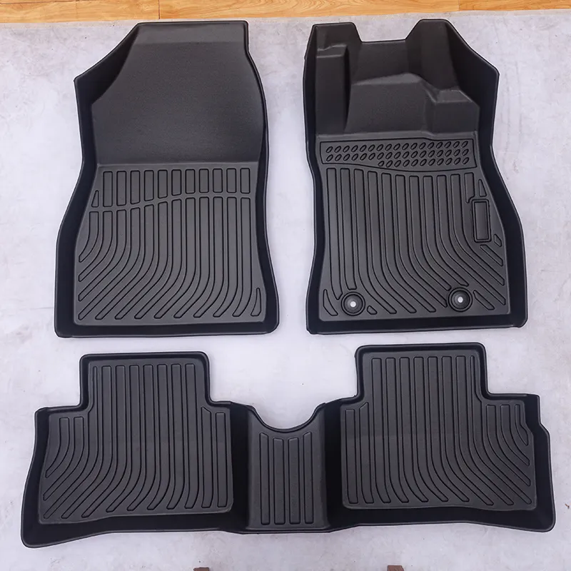 Non-slip tpe rubber car floor liners mats durable vehicle mats right hand drive for Mitsubishi pajero/ASX/Ertiga