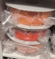Pasokan Massal Filamen Printer 3D Bambu Lab PLA Lite Refill 1.75mm Asli, Hasil Akhir Matte, Pengenalan Cerdas RFID, Bersertifikat RoHS