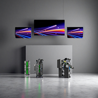 Écrans LED 8K muraux d'intérieur, étanches IP65, haute luminosité, HDR HLG, lisible en plein soleil pour la diffusion de contenu défilant