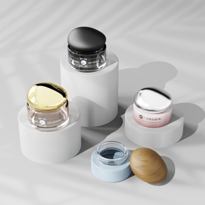 30g 50g Gradient Color Makeup Containers <strong>Glass</strong> Cosmetic <strong>Jars</strong> <strong>with</strong> Lids <strong>Glass</strong> For Sample Cream Lotion - Product Image 4