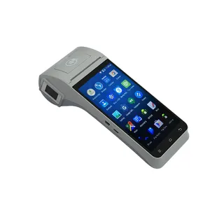 4G Wifi 5.5 Inch Touch Screen Handheld Mobile Android 9.0 Smart STQC Biometric Fingerprint POS Terminal with Printer and NFC