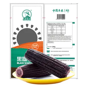 中国食品谷物零食黑糯玉米
