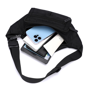 Unisex Hot Sale Unisex Custom Zipper Fanny Pack Canvas Waterproof <b>Sports</b> Waist <b>Bag</b> for <b>Outdoor</b> <b>Sport</b> Travel - Product Image 4