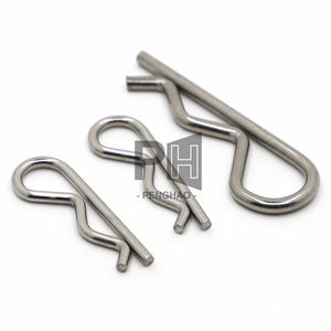 Clips de <span class=keywords><strong>goupille</strong></span> d'attelage en acier inoxydable 1/1, <span class=keywords><strong>2</strong></span>/1, 6/1, 8/<span class=keywords><strong>2</strong></span>/<span class=keywords><strong>2</strong></span>, 5/3/4/5mm, Clip de sécurité fendu en acier au Zinc, fusible fendu de Type R - Product Image 6