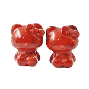 Edelsteenmix Met De Hand Gesneden Genezende Kristallen Kattenbeeldjes Beelden Huisdecor Kitten 1.5 Inch (Sit Cat) - Product Image 4