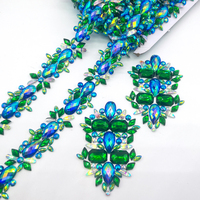 Appliques en strass pour décorations de cadre métallique de carnaval