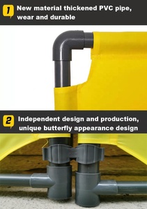 Barriera di Sicurezza Pieghevole Portatile in Plastica, Facilmente Assemblabile, per Esterni, Manutenzione Ascensori e Sicurezza - Product Image 5