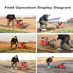 Межрядный дисковый культиватор для виноградников и овощных полей, газонокосилка-культиватор для ATV, ручной бензиновый культиватор-фреза на гусеничном ходу - Product Image 6