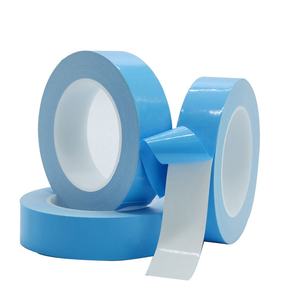 Ruban adhésif à <span class=keywords><strong>film</strong></span> conducteur thermique double face de 0.15mm/ 0.2mm/ 0.25mm d'épaisseur pour composants électroniques: IC, <span class=keywords><strong>COP</strong></span>, CPU, MOS - Product Image 1