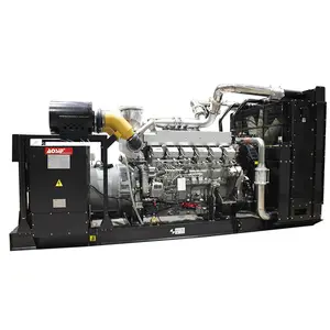 AOSIF Generator Diesel AM715 520kw 650kva dengan Mesin Mitsubish S6R2-PTA-C Konsumsi Bahan Bakar Rendah Generator Diesel 400V
