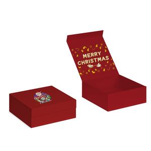 Boîte à parfum à couvercle magnétique rouge, bouteille de parfum de luxe avec boîte en papier, emballage, bouteille de parfum et boîte - Product Image 5