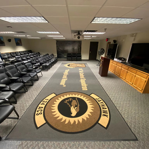 Tapis de <span class=keywords><strong>sol</strong></span> en nylon imprimé avec un design abstrait moderne, lavable, personnalisé, en vente chaude, tapis de bienvenue extérieur de haute qualité, antidérapant - Product Image 3