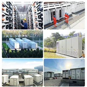 Hochspannung 500KWH 1MWH 2MWH Solar batterie für Solarstrom speicher 40ft Container Energie speichers ystem