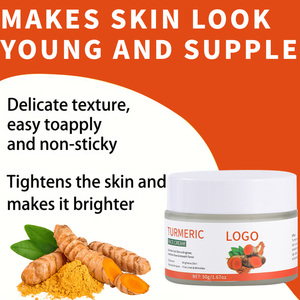 Crème de beauté pour le visage éclaircissante des taches brunes en marque privée, crème éclaircissante au curcuma anti-rides - Product Image 6