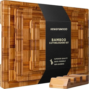 Taglieri in legno di bambù per la casa in stile Vintage di fascia alta a basso prezzo-che combinano bellezza e funzionalità - Product Image 1