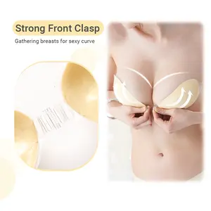 In Silicone espanso autoadesivo Push Up appiccicoso reggiseno Sexy da donna adesivo senza soluzione di continuità reggiseno copri capezzolo riutilizzabile