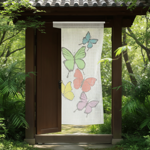 Bamboo <b>Insect</b> <b>Door</b> Curtain 35.4x78.7 In Multicolour Asian Design Easy Install Window <b>Screen</b> - Product Image 2