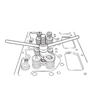 Outils de camion DNT Outils de démontage de soupapes pour camions SCANIA Kit d'outils de démontage de ressorts de soupapes de moteurs diesel et de compresseurs