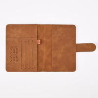 Dompet Paspor Anti Maling Vintage PU Fashion Grosir, Perlindungan RFID, Tahan Air, Keamanan, Kancing Magnetik, Dompet Perjalanan