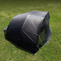 Tente gonflable de hayon de voiture SUV surdimensionnée, abri de tente de voiture arrière en tissu Oxford lourd pour camping-car familial en plein air