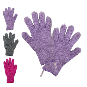 Gants en microfibre doux à vendre, réutilisables, pour le démaquillage du <span class=keywords><strong>visage</strong></span>, gants nettoyants pour le démaquillage - Product Image 5